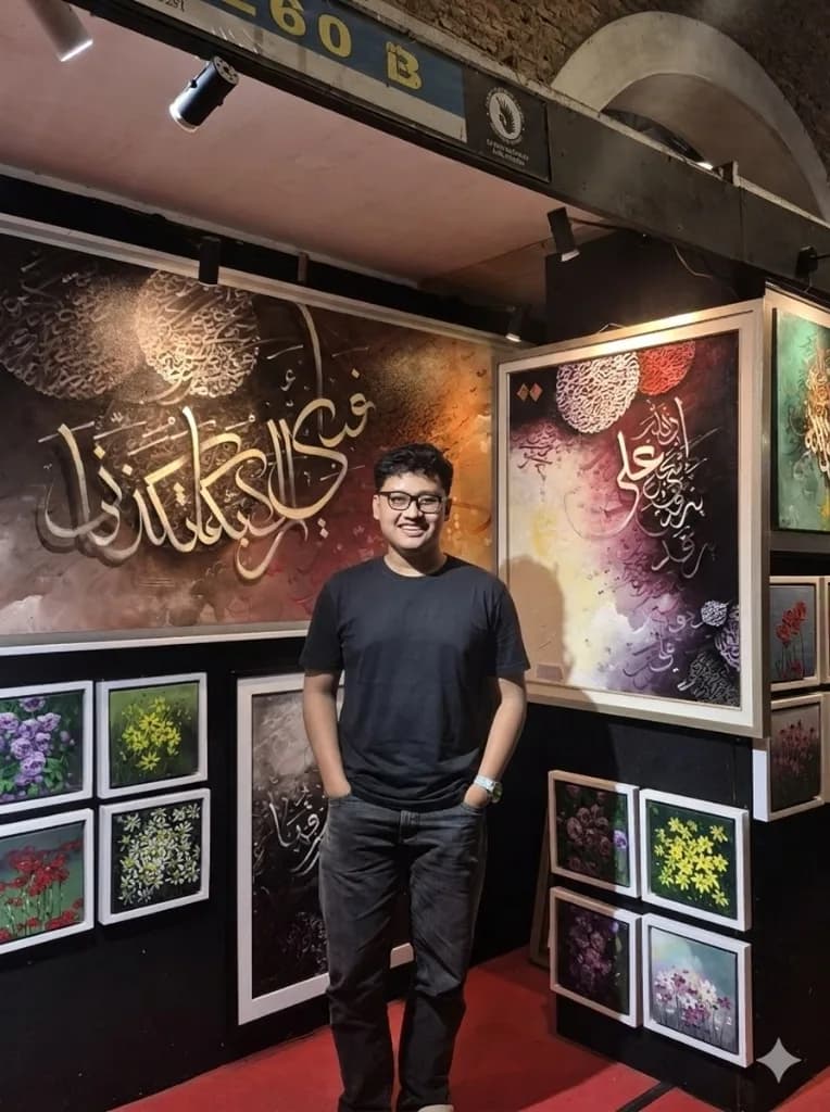 Raihan Mohammad, Abstract Calligraphy Artist