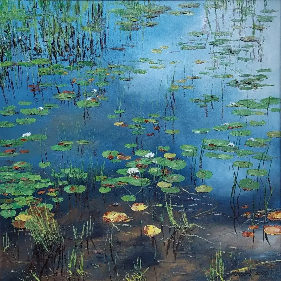 Emerald Canopy by Condro Puspitosari, Oil on Canvas